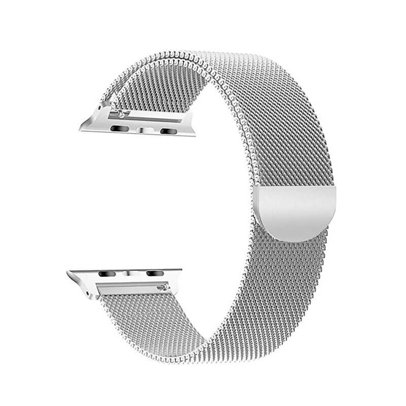 Gjeldende Apple Watch rustfritt stål magnetisk metall avrundet rem - Aolon