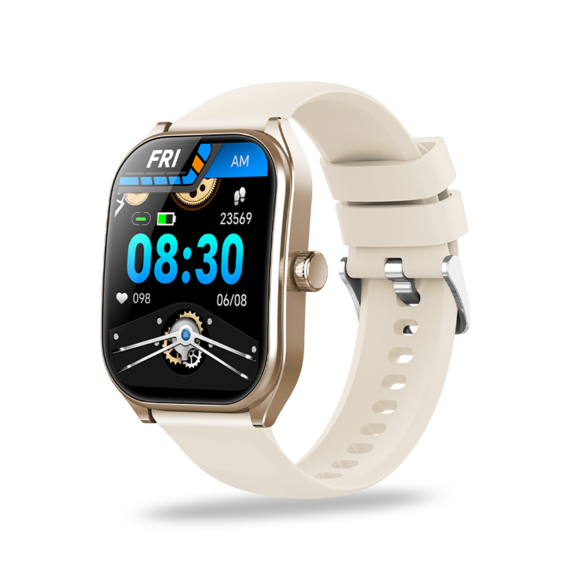 Cruve Smartklokke 2,01 tommers HD Bluetooth-samtaler 300 mAh batterilevetid - Aolon
